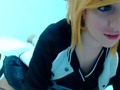 Emo Teen Becka solo webbkamera onani