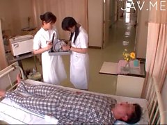 Atractivos de enfermería asiáticos hacer sexual