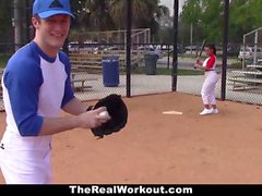 TheRealWorkout - Busty Latina Loves To Play with Balls