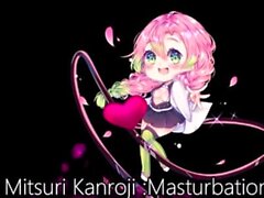 Black Kitsune - Mitsuri Kanroji Masturbation
