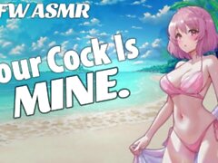 Bikini Babe BFF hjälper dig att komma över din dumma ex [NSFW ASMR -fantasi för män] [strandsex]