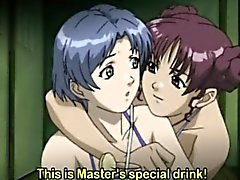 Cutie anime coed gets squeezed her tits and fucked by perver