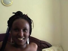 Ethiopian Slut Sucked Boss and Takes Anal