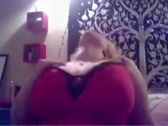 BBW live Striptease Cum Show