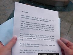 Deutsche Rothaarige Schlampe Meet und Fuck aus der öffentlichen Straße