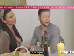 French: MILF de Francia quería una cita linda - la follé: Ania Kinski - Snap -Fuck