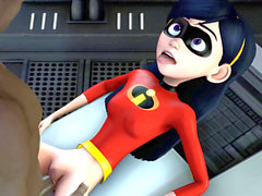 Anime 3d gangbang, incredibles, elasticgirl