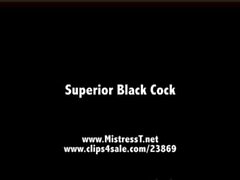 Cuckold Handjob für Superior Big Black Cock - Geliebte Frau