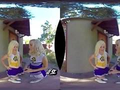 Threesome com 2 Cheerleaders! (VR)