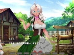 【#01 エクリプス の 魔女 エロゲ 実況 (体験 体験)】 爆乳 魔法 使い の エロ特化 型 ファンタジー rpg 早速 村 の 青年 と 中出し セックス し し てしまい ・ (Witch hentai Game)