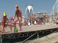 Nackte gerade Jungs in den Strand Chicos heteros desnudos en la playa