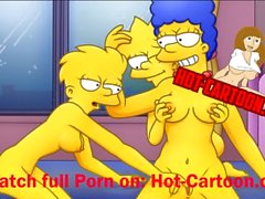 Simpsons Pornoa # 2 Lisan ja Marge on hauskaa / sarjakuva porno HD