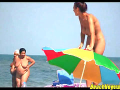 Nude beach, handsome couple, beach couples