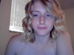 Blond Solo jerking off