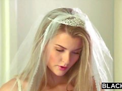 Blonde bride cheating with big black cock