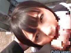 Aino Kishi Asian babe likes public sex