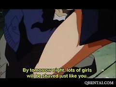 Anime girl obtient puni et hardcore cloué