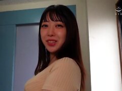 Amateur asian toyer toying at home