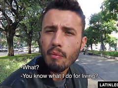 LatinLeche - Sexy Brazilian Guy Sucks and Fucked for Money