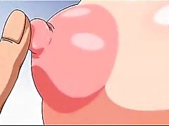 Lyckliga killen som suger stor pattar - animen hentai film