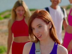 VIXEN Petite redhead Lottie has passionate affair on vacay