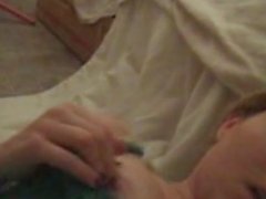 Amateur bad wife sucks painters dick and