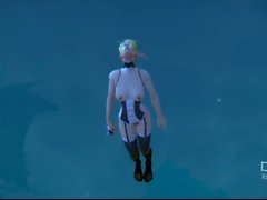 Mein Elf schwimmen