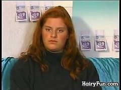 Chubby Amateur Redhead Has A Hairy Pussy