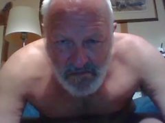 nonno cum in webcam