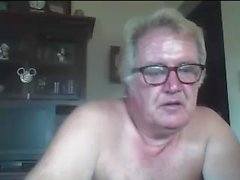 Dad spielt nackt auf Cam