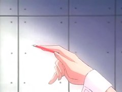 Banged anime maid gets cum
