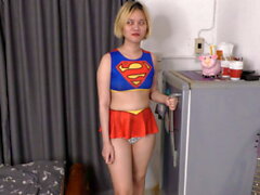 Blond Asian Supergirl FUCKS for Justice! (New! 20 Oct 2021) - Sunporno