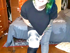 Leggings, taunt leggings, goth