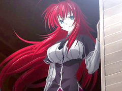 Highschool dxd, high rise invasion anime, rias gremory