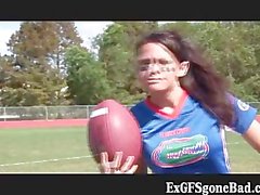 Horny football player getting filmed part4