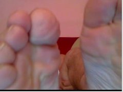 mecs droite pieds au webcam la plus