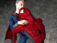 Superman knullar Spindelmannen