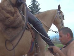 Pieles flagelación a caballo Diosa de de Ama de K