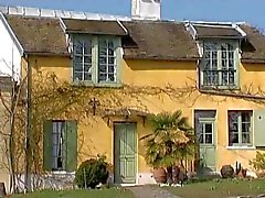 French gardener knows how to spray flowers