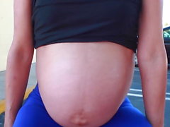 gravid street-41 år gammal med andra graviditet
