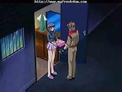 Anime slut drilling in doggy style