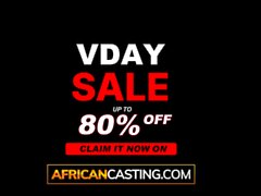 Afrikkalainen casting - Povekas ebony -aloittelija on täydellinen