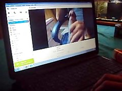 SIMATRA Skype Ehrung Mein Arsch After spielen, Handjob und Sperma figering