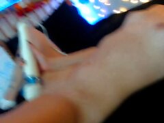 Naughty Asian Teen Playing with her Toy on Video