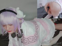 hyeon06179 söpö Kanna cosplay vittu