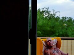 SouthernStokes tatuou o Jock Ari Nucci se masturba solo