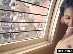 KELLY MADISON - enganando Ebony Maserati Craves Branco caralho