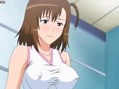 Hentai chick enjoys anal sex at gym