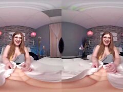 Feliz de montarlo en POV VR Hardcore - Chubby MILF con grasa