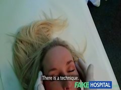 FakeHospital Blonde womans headache cured by cock and her squirting wet pussy